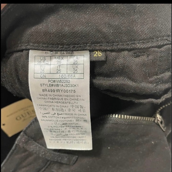 Guess Destroyed Sexy Curve Jeans - Picture 5 of 6